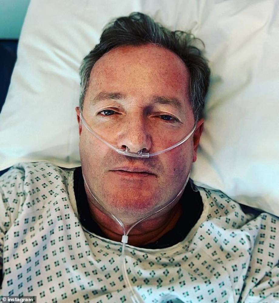 "Bad News, I'm not dying" Piers Morgan jokes from his ...